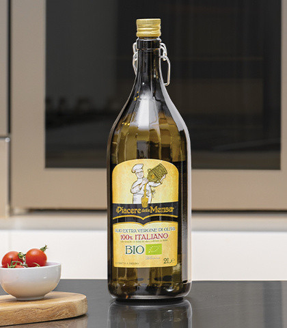 Bottiglia olio EVO 100% italiano Biologico 2 L