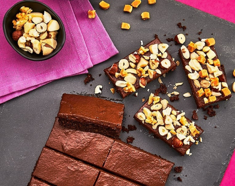 Brownie proteico al cioccolato con cameo High Protein